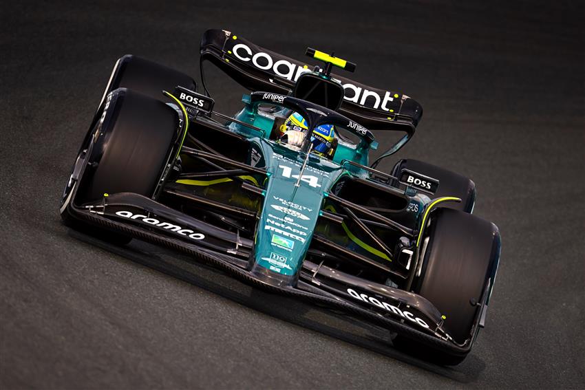 Fernando Alonso F1 race car